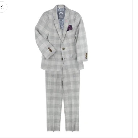 Appaman stretchy Mod London gray check suit - Picture 8 of 8